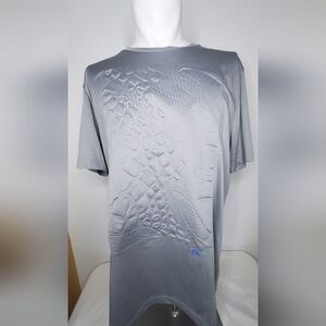 NWT BOSS Hugo Boss- Size XL -Men Gray T-Shirt- Athleisure -short Sleeves